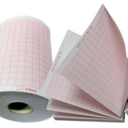 What is true regarding the thermal ecg paper